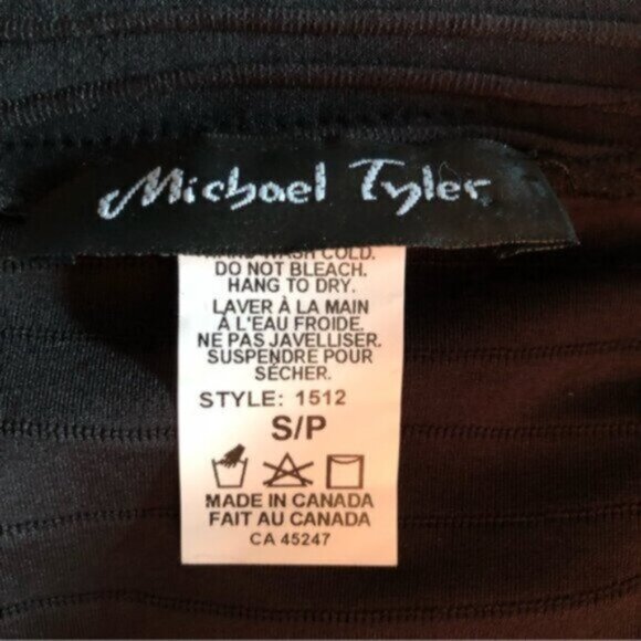 Michael Tyler Black metallic Pencil skirt Women’s Sz small - Picture 9 of 10